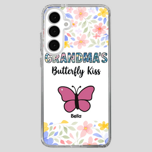 Grandma’s Butterfly Kiss Phone Case – Sweet Personalized Gift for Grandma - 89Prints