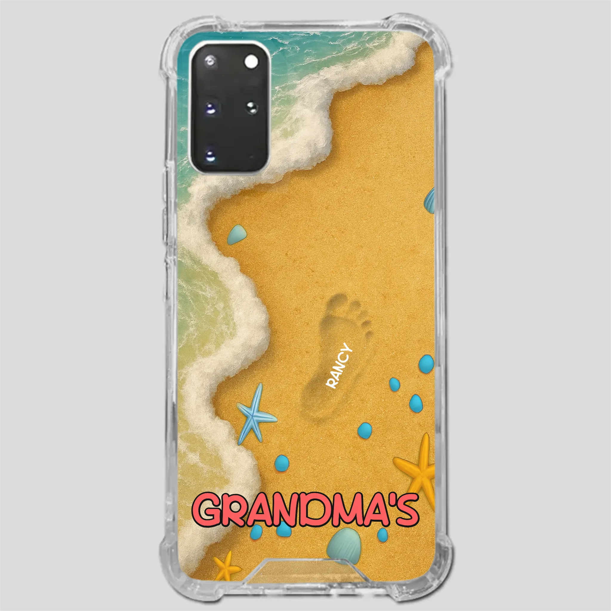 Grandma Phone Case with Flowers – Custom Name Design - 89Prints