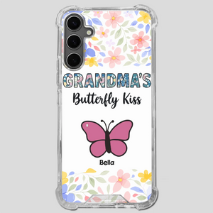 Grandma’s Butterfly Kiss Phone Case – Sweet Personalized Gift for Grandma - 89Prints