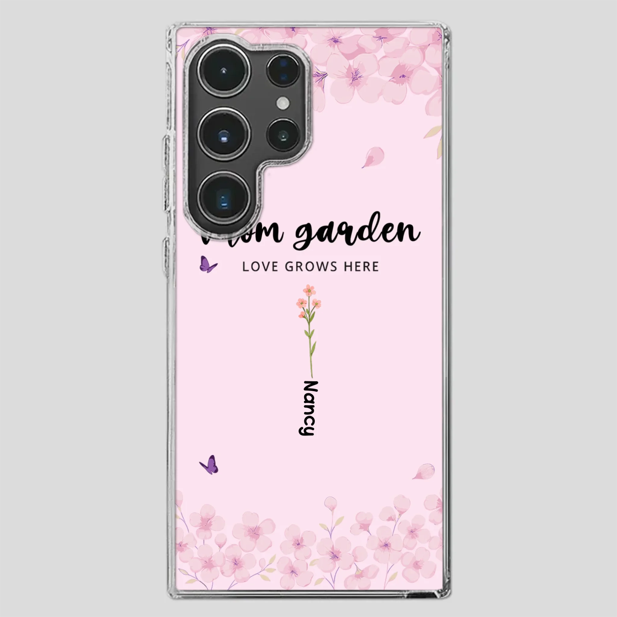 Elegant Mom’s Garden Case – Nature-Inspired Love - 89Prints