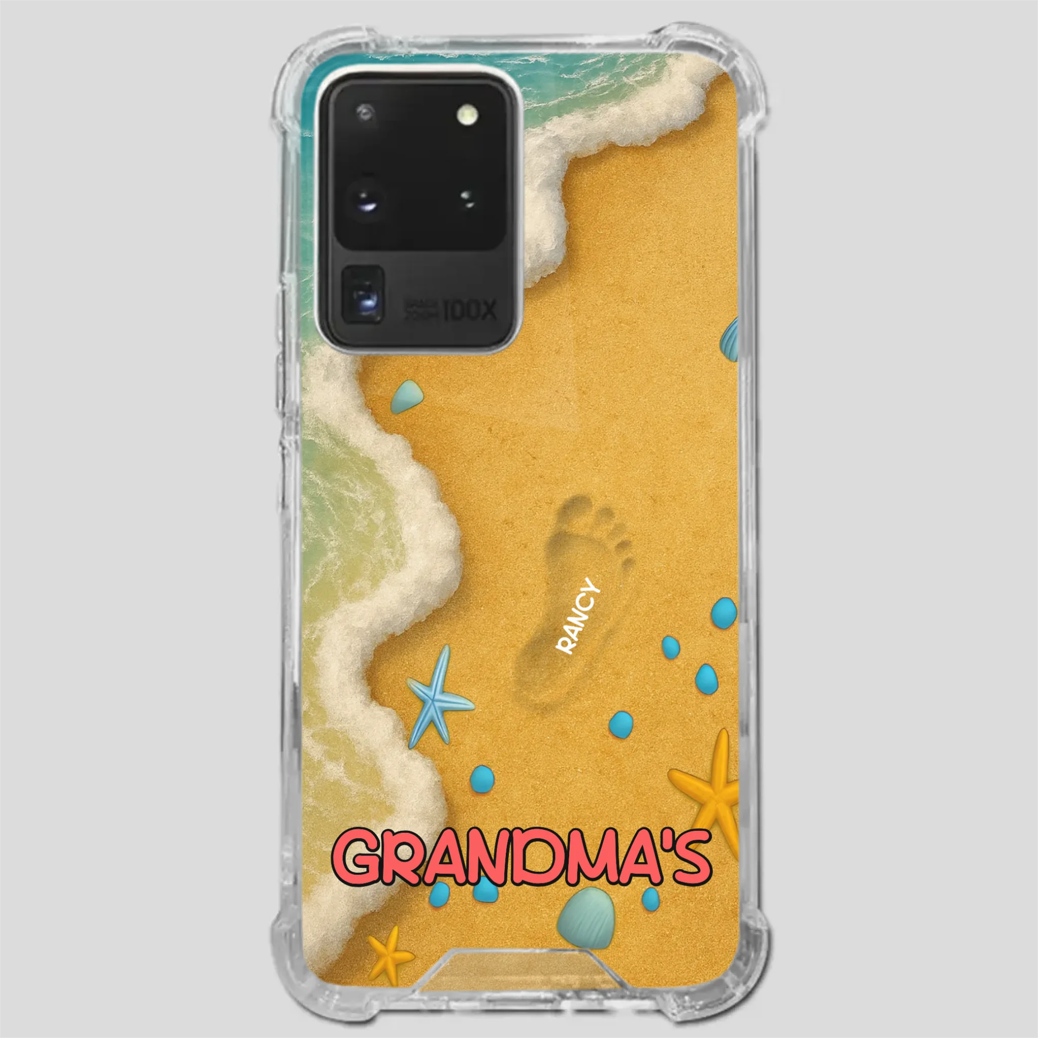 Grandma Phone Case with Flowers – Custom Name Design - 89Prints