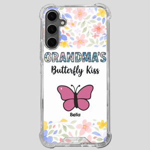 Grandma’s Butterfly Kiss Phone Case – Sweet Personalized Gift for Grandma - 89Prints