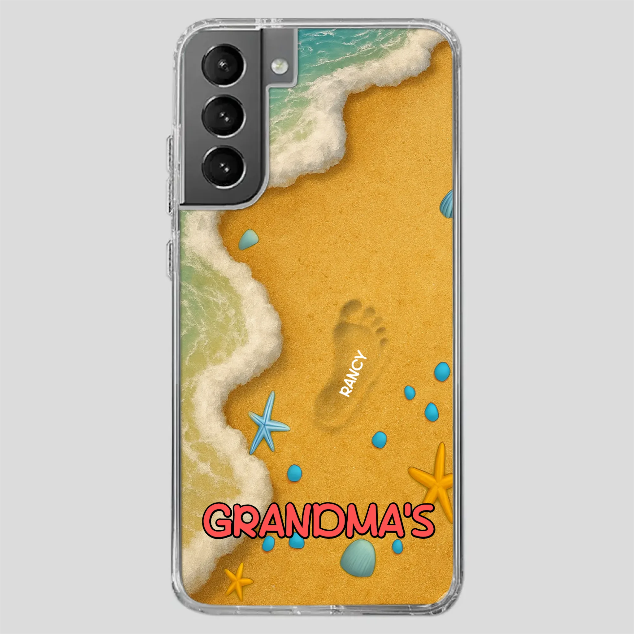 Grandma Phone Case with Flowers – Custom Name Design - 89Prints