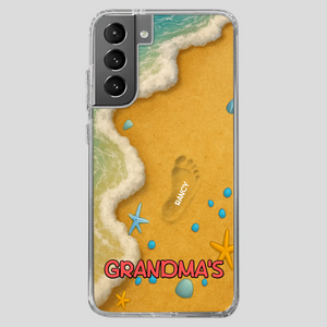 Grandma Phone Case with Flowers – Custom Name Design - 89Prints