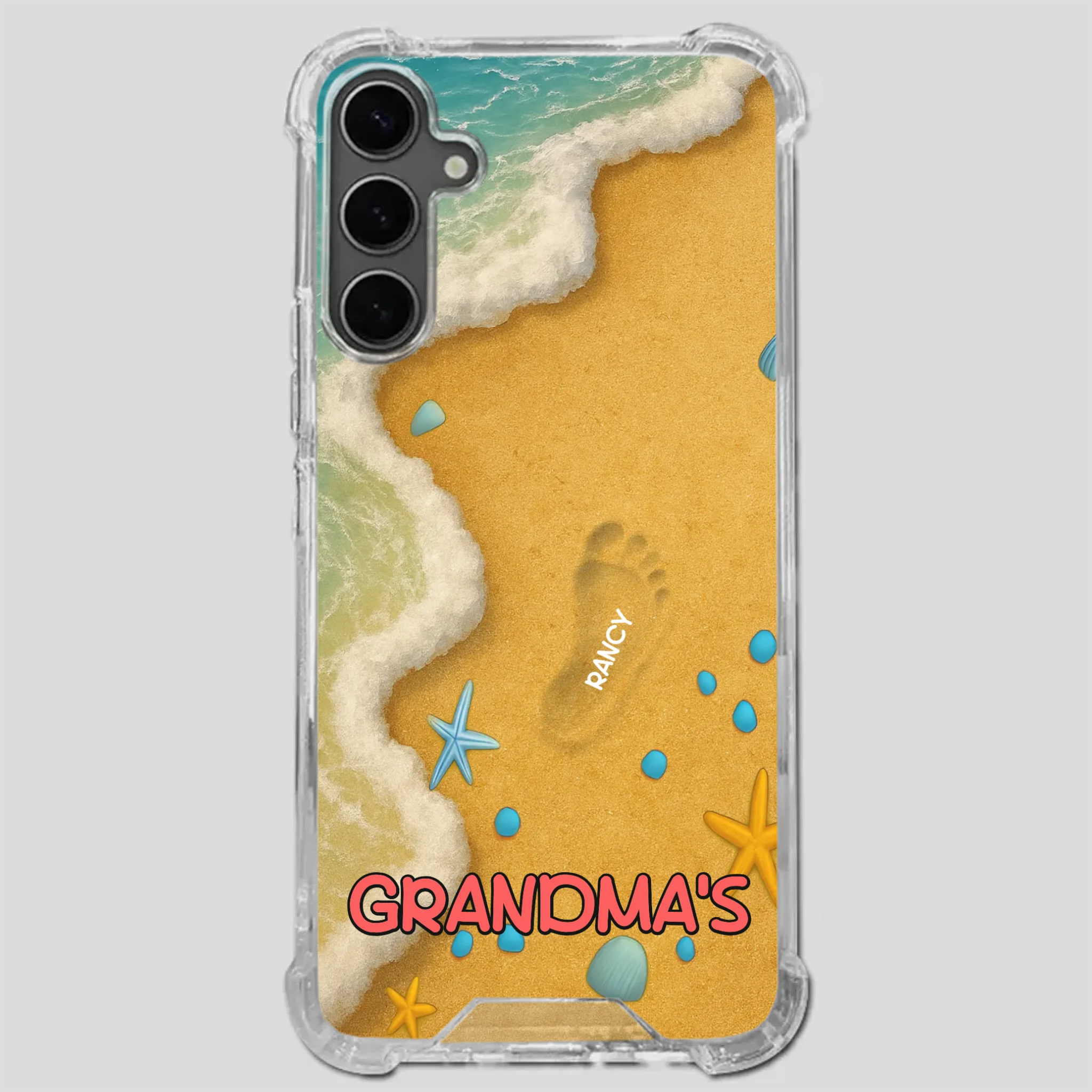 Grandma Phone Case with Flowers – Custom Name Design - 89Prints