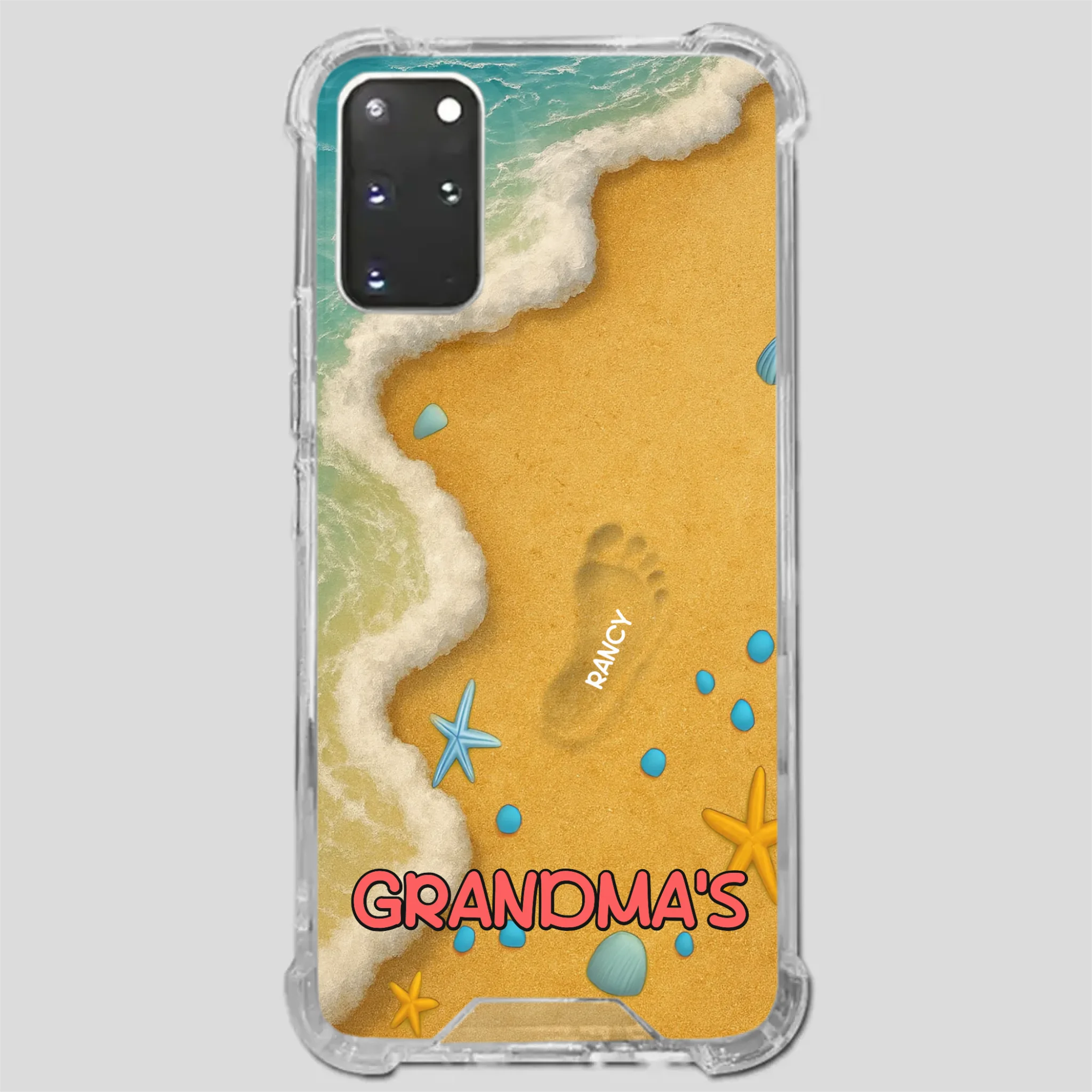 Grandma Phone Case with Flowers – Custom Name Design - 89Prints