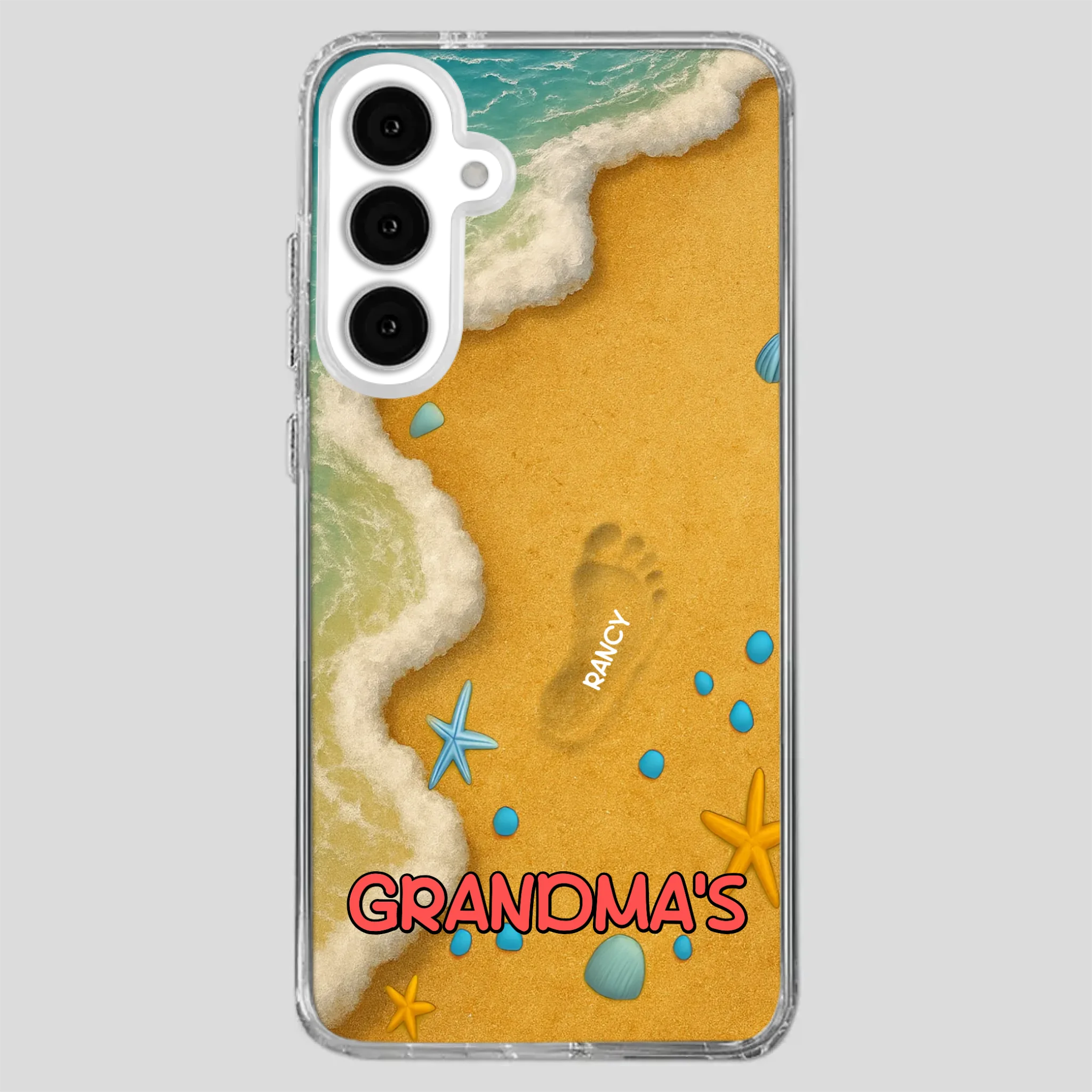 Grandma Phone Case with Flowers – Custom Name Design - 89Prints