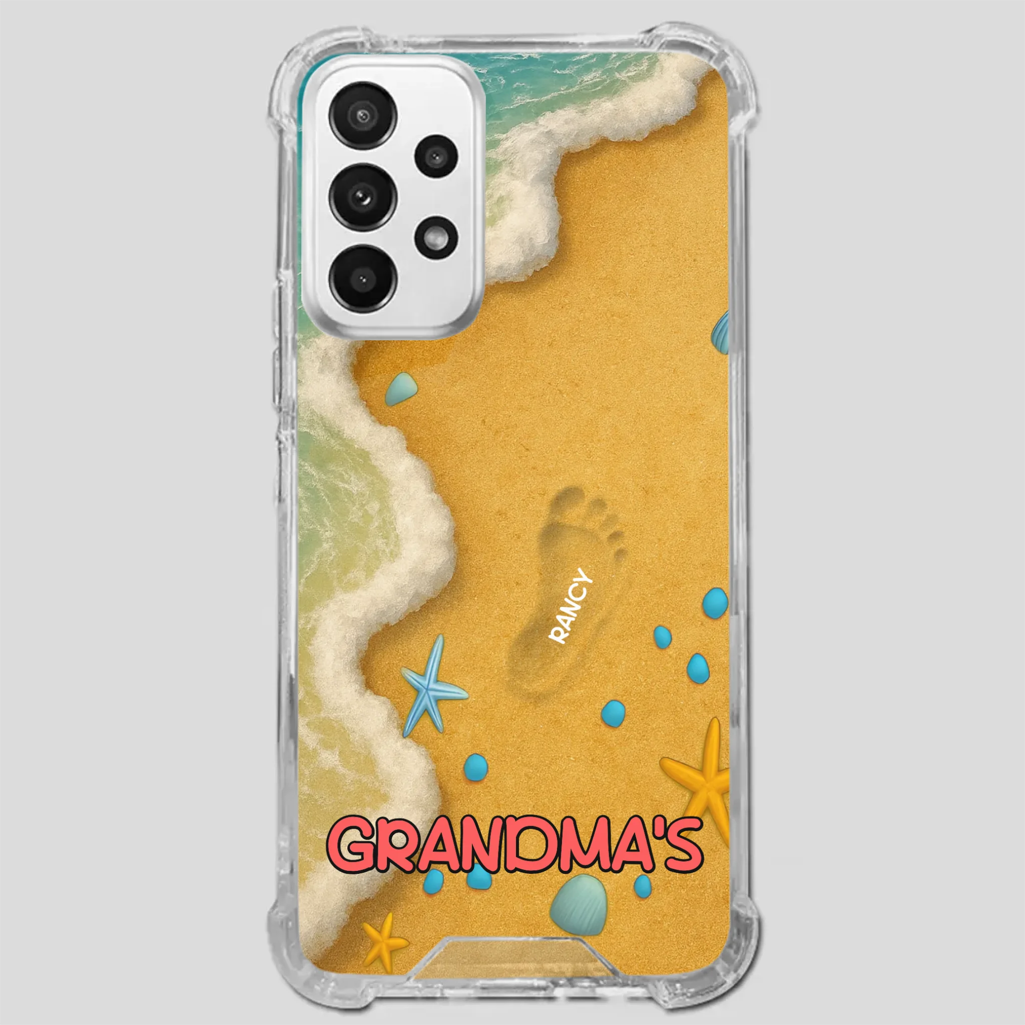 Grandma Phone Case with Flowers – Custom Name Design - 89Prints