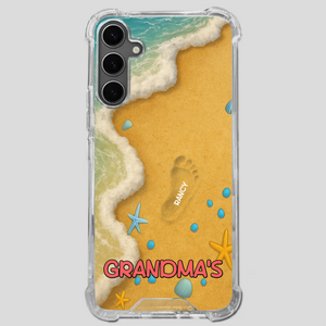 Grandma Phone Case with Flowers – Custom Name Design - 89Prints