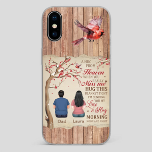 Memorial Gift – A Hug from Heaven Phone Case for Someone You Miss - 89Prints