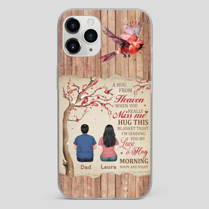 Memorial Gift – A Hug from Heaven Phone Case for Someone You Miss - 89Prints