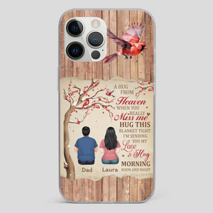 Memorial Gift – A Hug from Heaven Phone Case for Someone You Miss - 89Prints