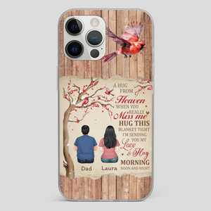 Memorial Gift – A Hug from Heaven Phone Case for Someone You Miss - 89Prints