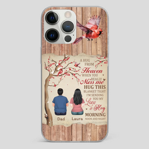 Memorial Gift – A Hug from Heaven Phone Case for Someone You Miss - 89Prints