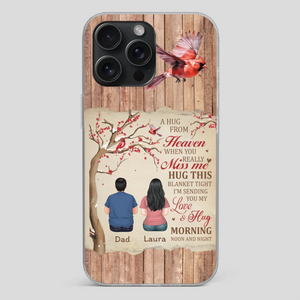 Memorial Gift – A Hug from Heaven Phone Case for Someone You Miss - 89Prints