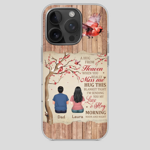 Memorial Gift – A Hug from Heaven Phone Case for Someone You Miss - 89Prints