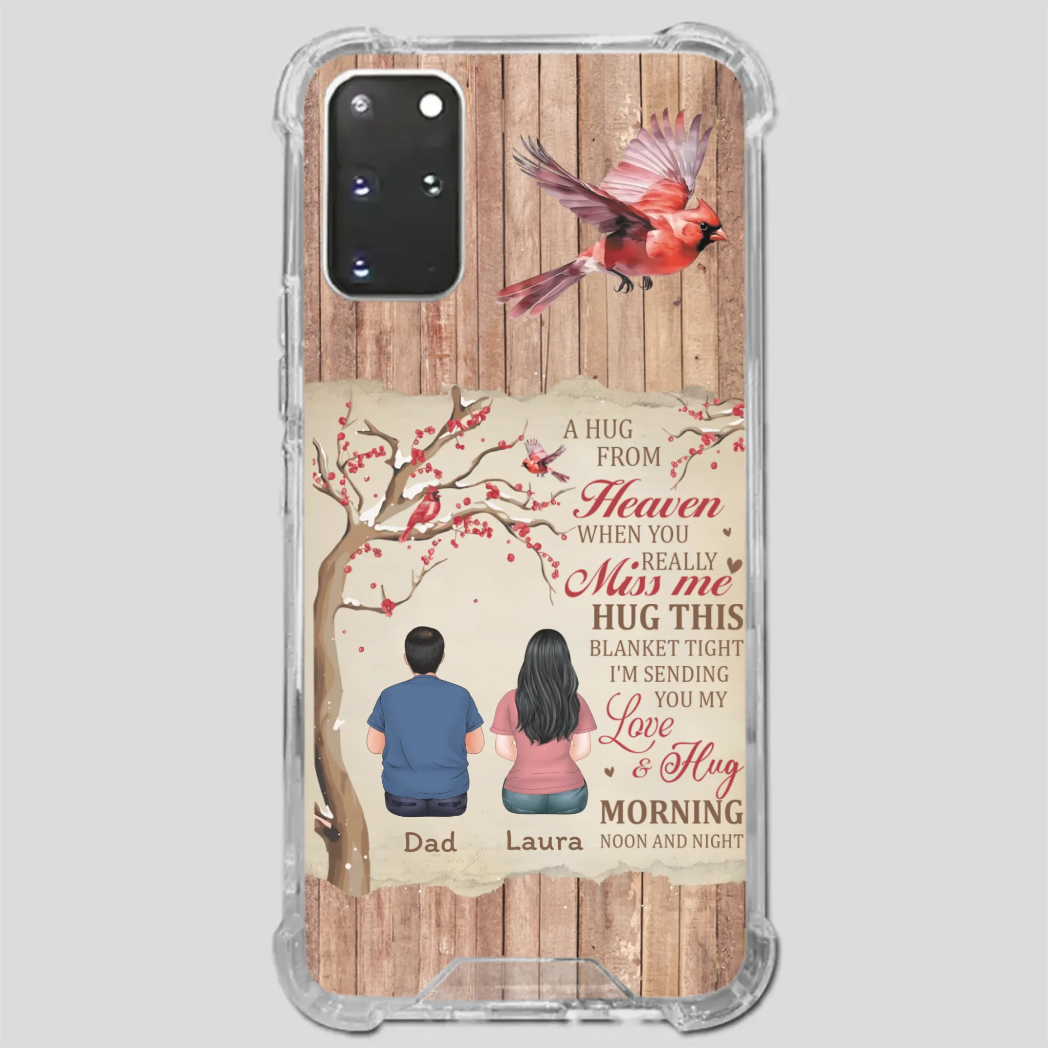 Memorial Gift – A Hug from Heaven Phone Case for Someone You Miss - 89Prints