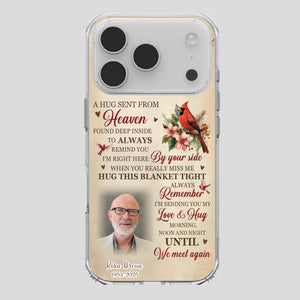“A Hug Sent From Heaven” Grandpa Memorial Phone Case – Forever in My Heart - 89Prints