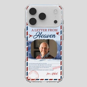 Grandpa “A Letter From Heaven” Phone Case – Custom Memorial Keepsake - 89Prints