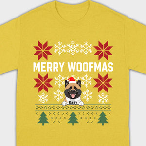 Personalized Merry Woofmas Shirt – Unique Christmas Gift for Dog Lovers - 89Prints
