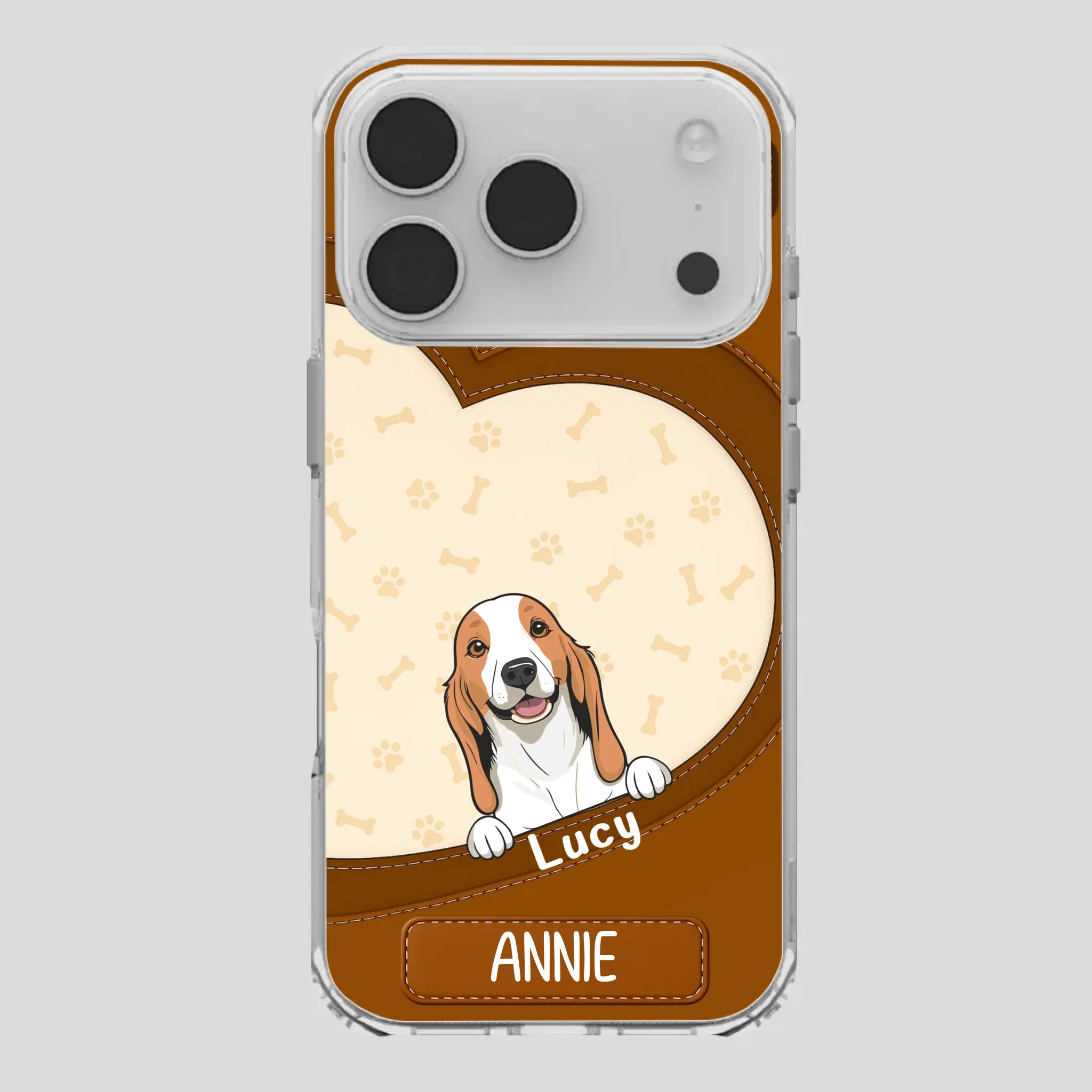 Minimalist Dog Phone Case – Modern Pet Illustration - 89Prints