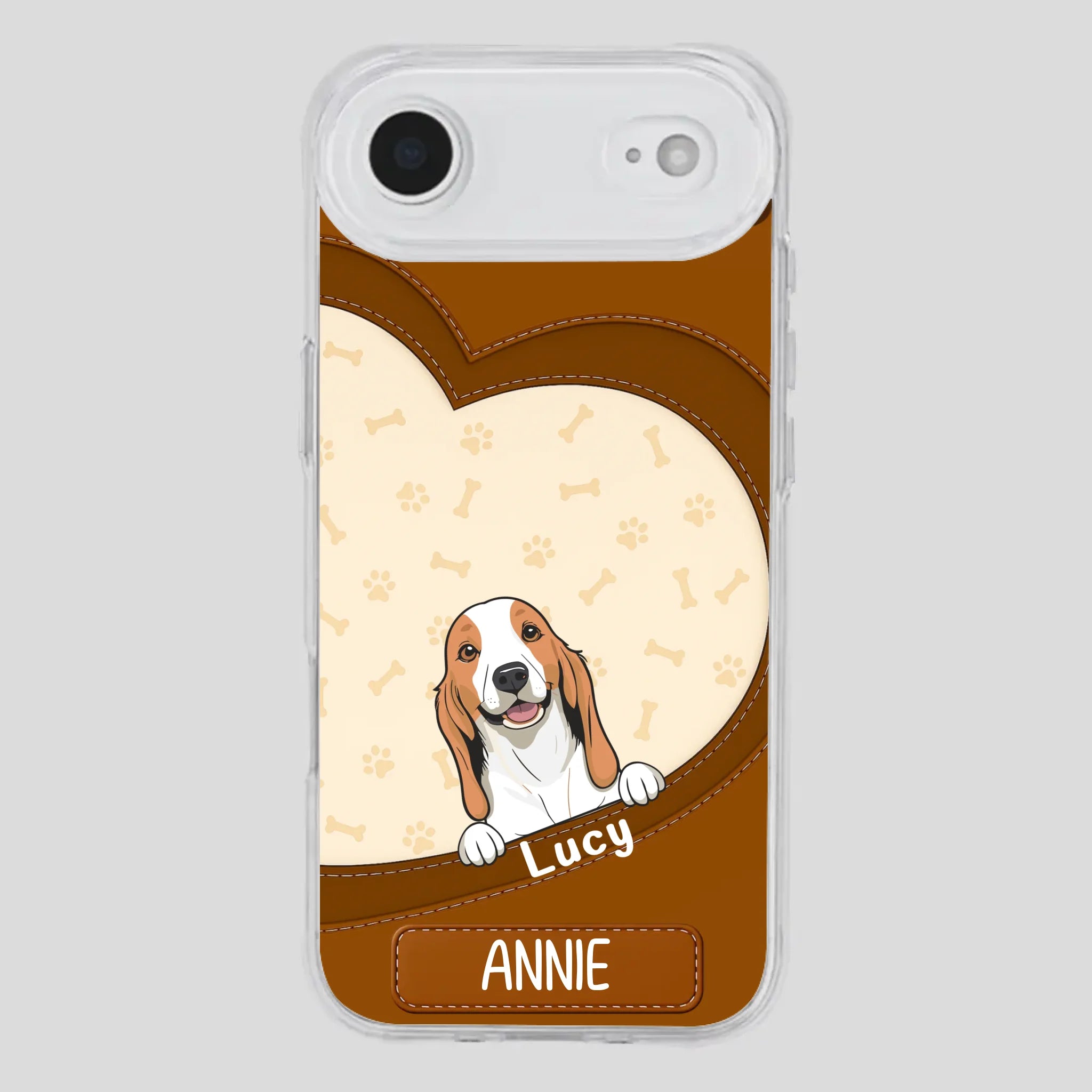 Minimalist Dog Phone Case – Modern Pet Illustration - 89Prints