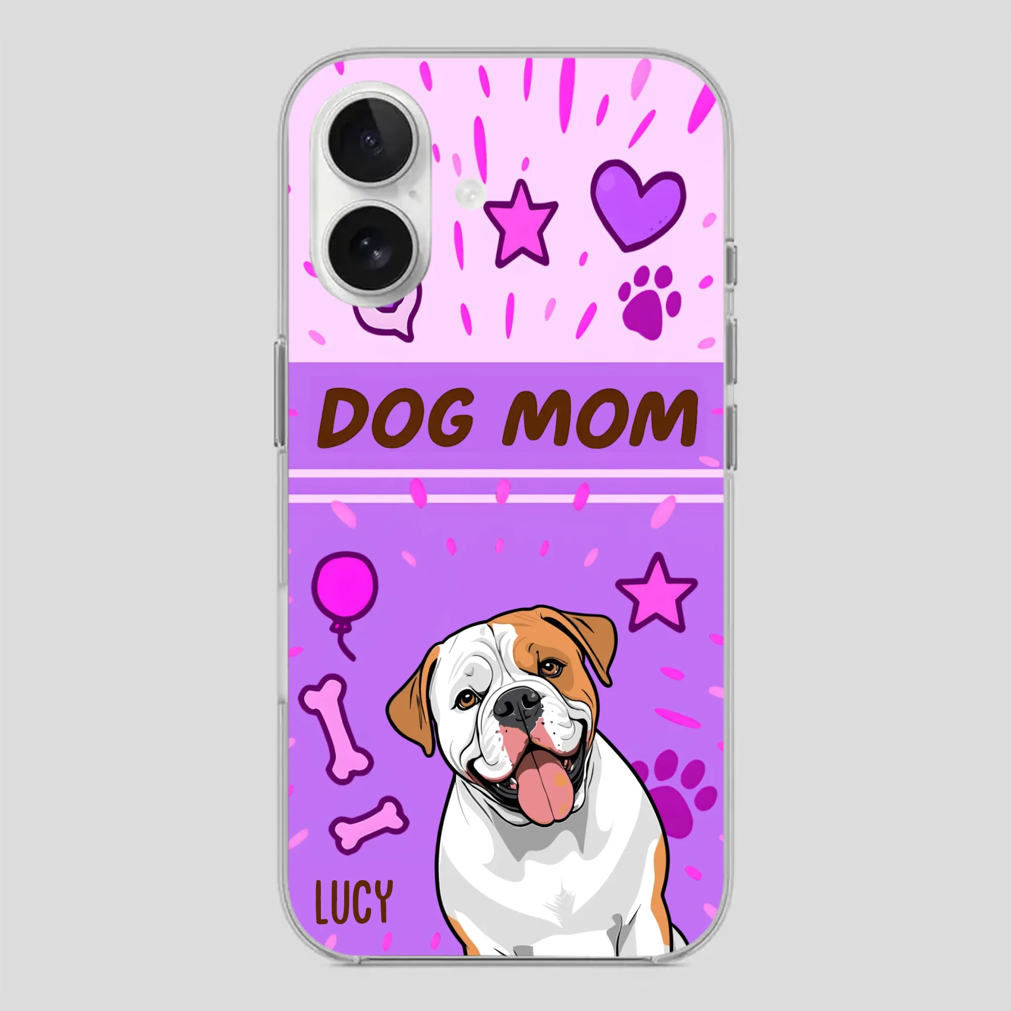 Dog Mom Heart Case – Where Love Lives Forever - 89Prints