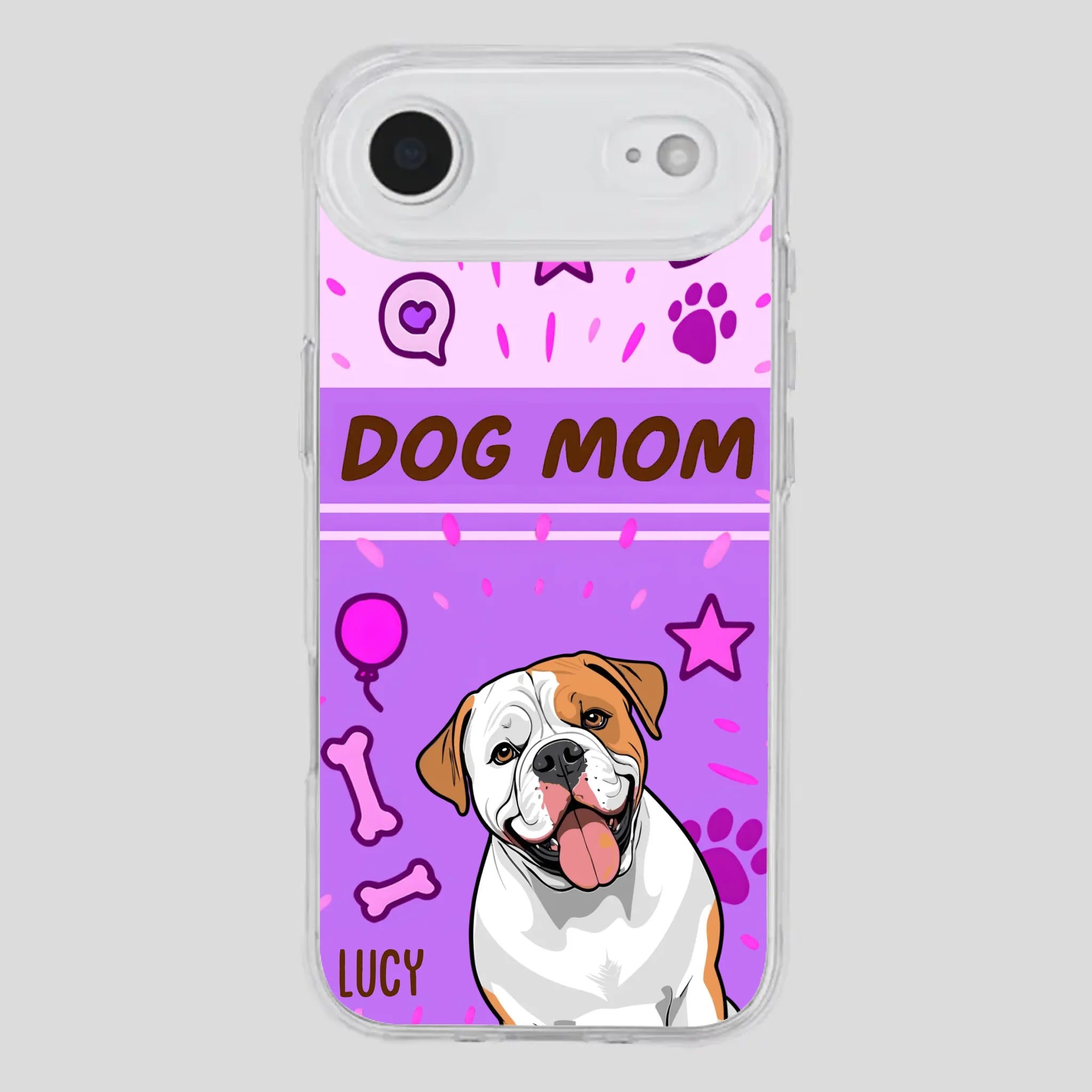 Dog Mom Heart Case – Where Love Lives Forever - 89Prints