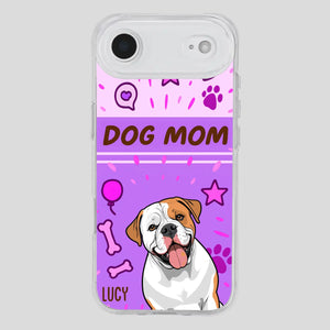 Dog Mom Heart Case – Where Love Lives Forever - 89Prints