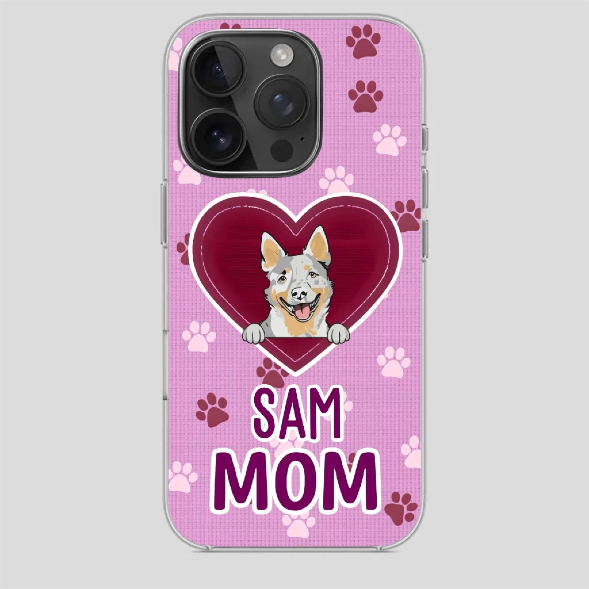 Perfect Gift for Dog Moms – Custom Name Pet Case - 89Prints