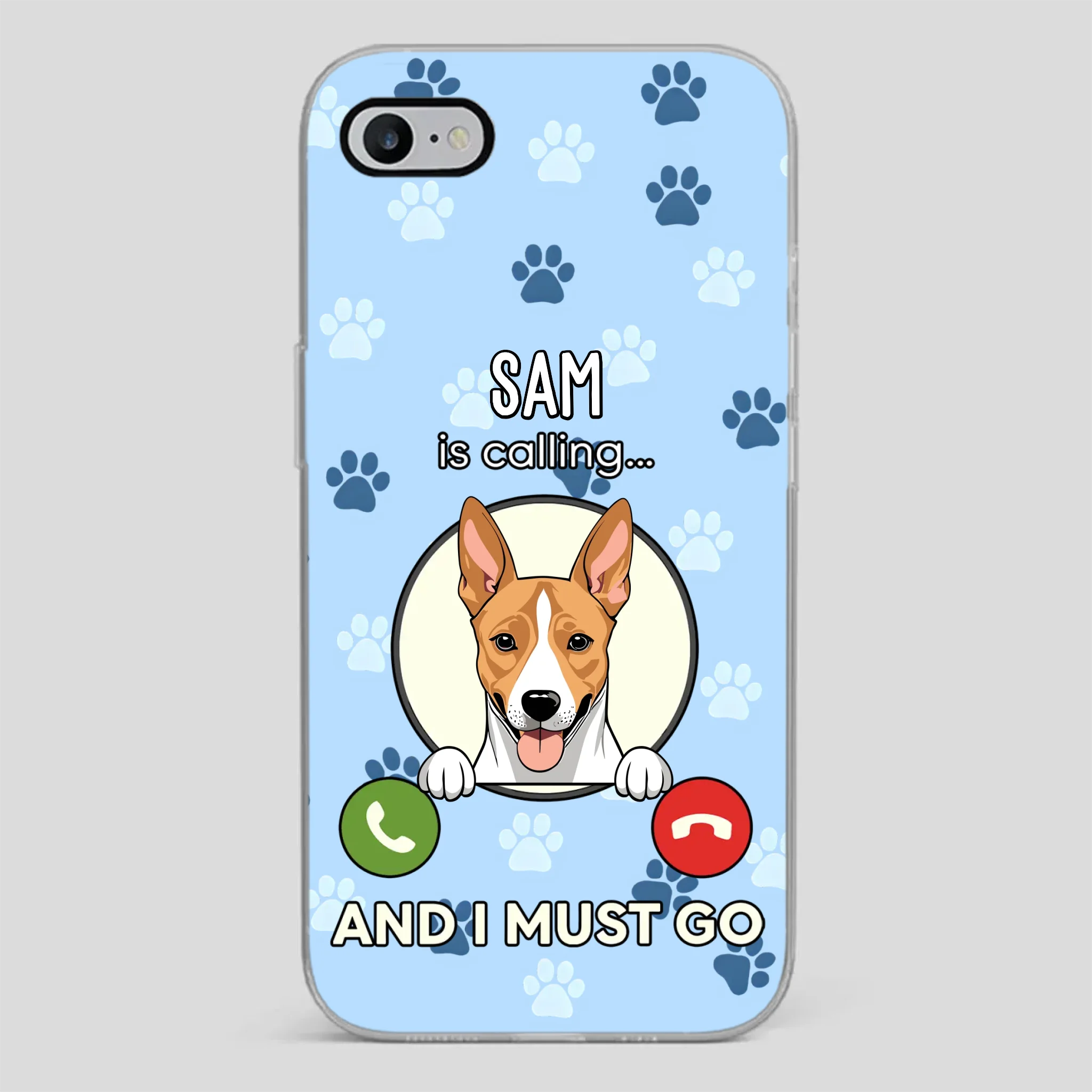 My Dog is Calling... and I Must Go – Personalized Phone Case for Pet Lovers - 89Prints