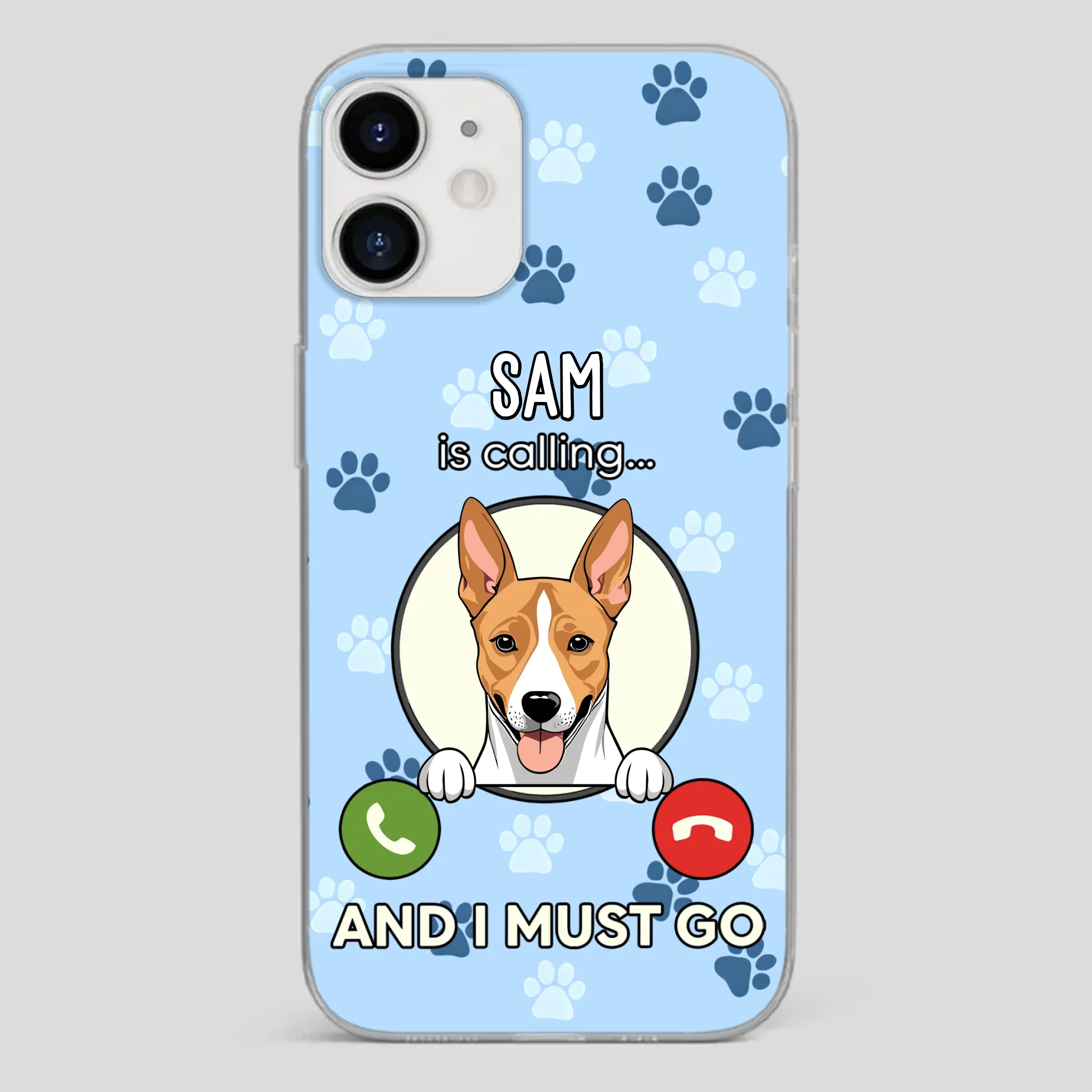 My Dog is Calling... and I Must Go – Personalized Phone Case for Pet Lovers - 89Prints