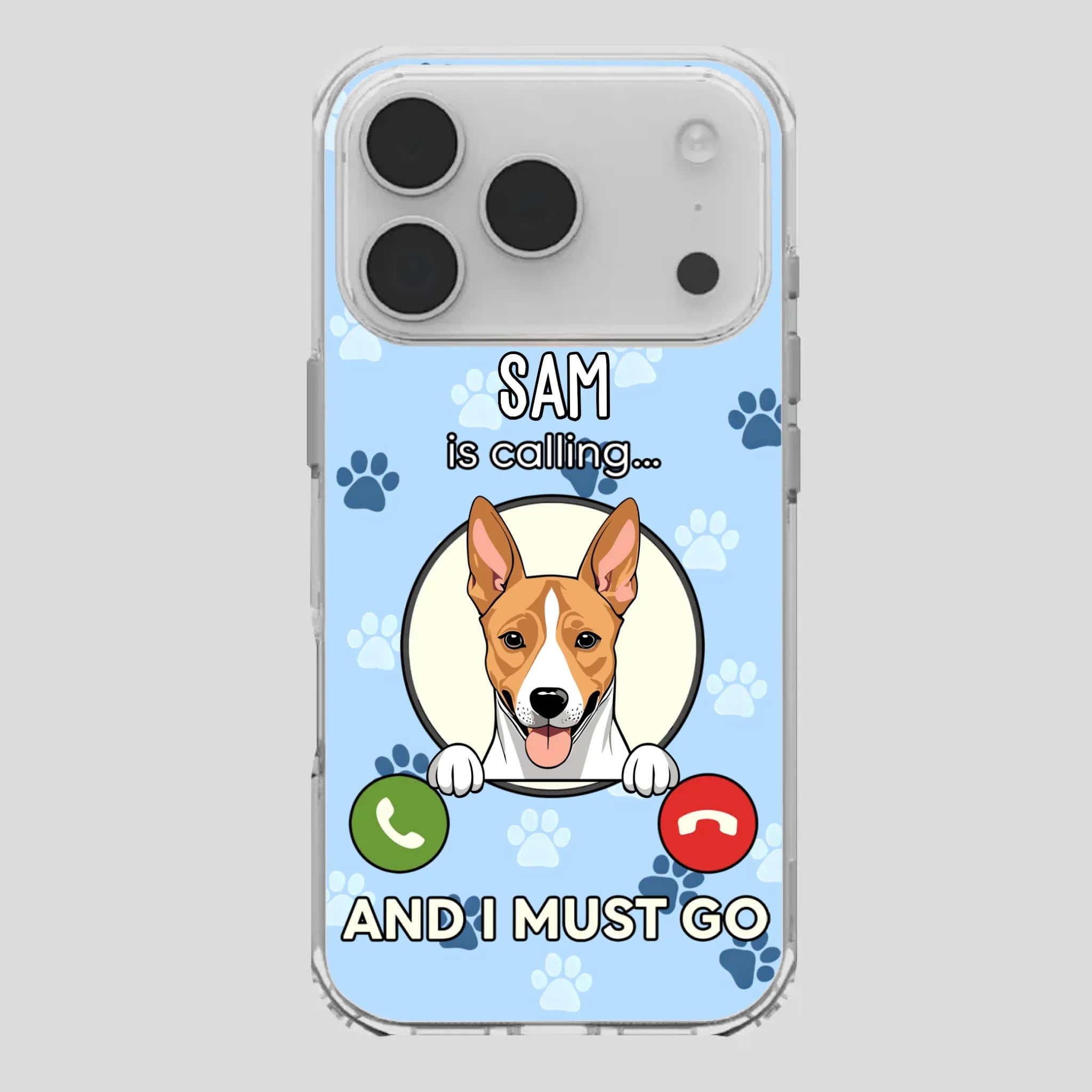 My Dog is Calling... and I Must Go – Personalized Phone Case for Pet Lovers - 89Prints