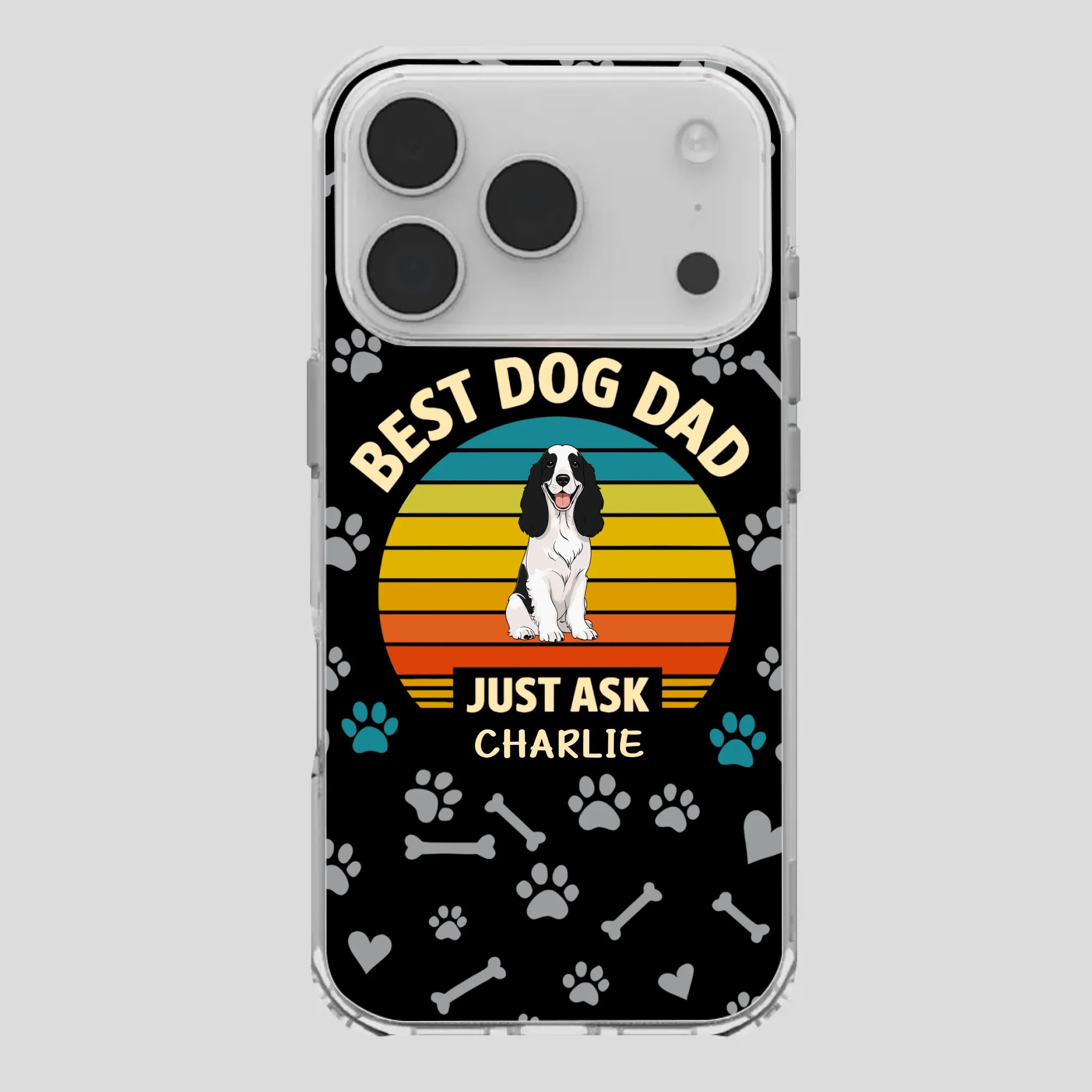 Personalized Phone Case for Proud Pet Dads - Best Dog Dad Ever - 89Prints