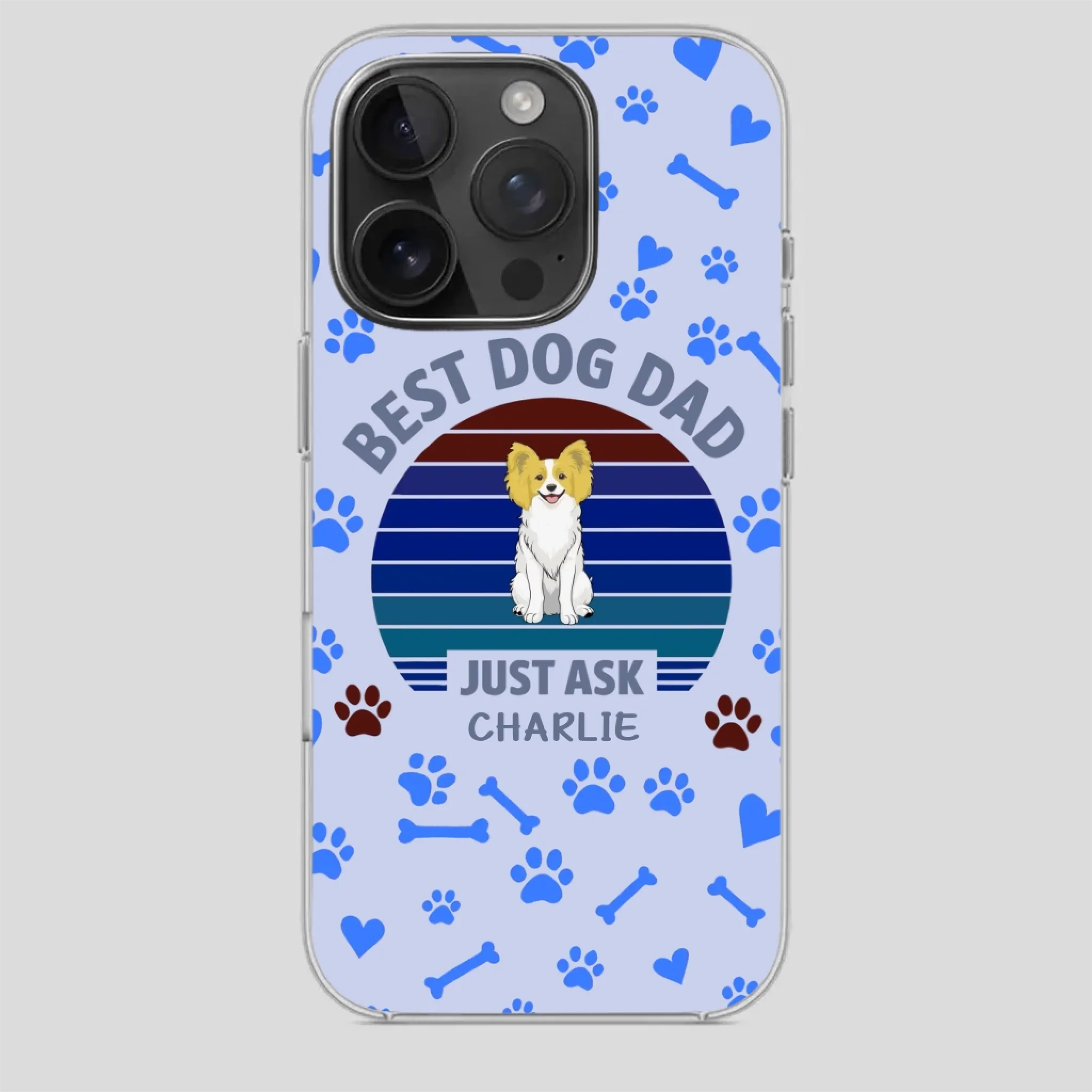 Personalized Phone Case for Proud Pet Dads - Best Dog Dad Ever - 89Prints