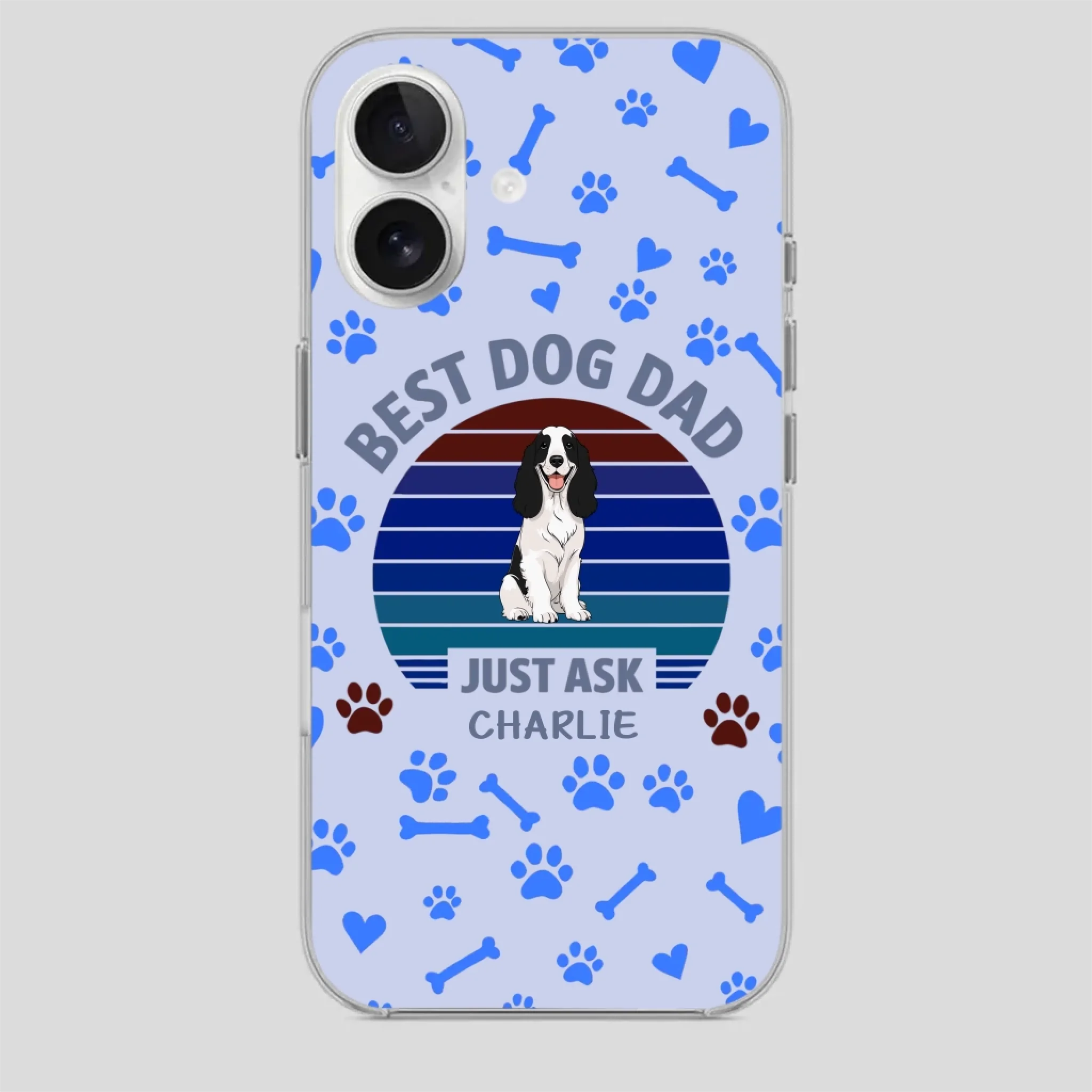 Personalized Phone Case for Proud Pet Dads - Best Dog Dad Ever - 89Prints