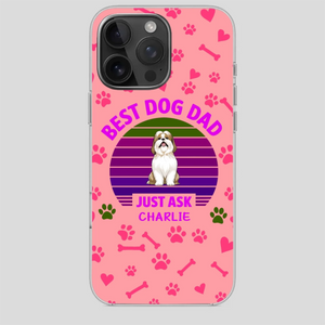 Personalized Phone Case for Proud Pet Dads - Best Dog Dad Ever - 89Prints