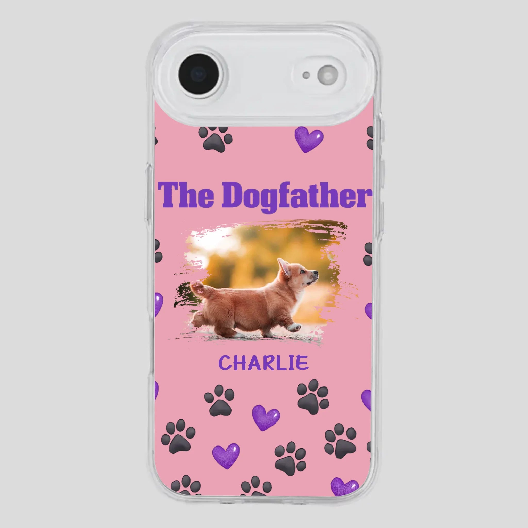 The Dogfather Personalized Phone Case – Cool Custom Gift for Dog Dads - 89Prints