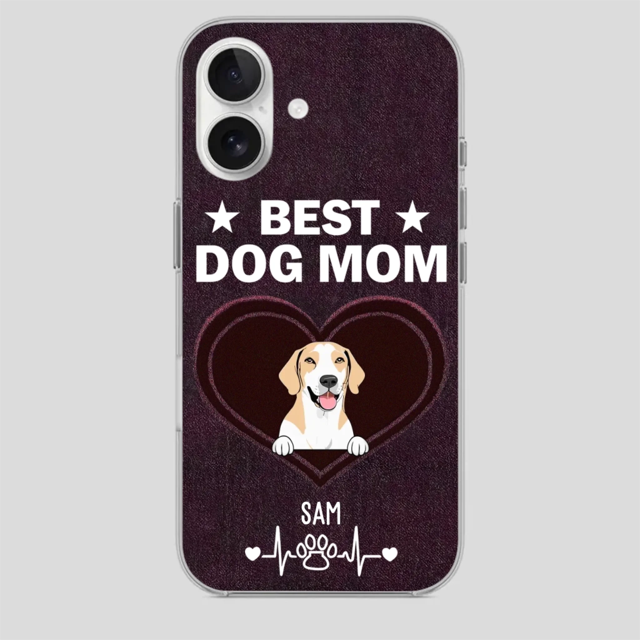 Classy Dog Mom – Elegant Personalized Case for Stylish Pet Lovers - 89Prints