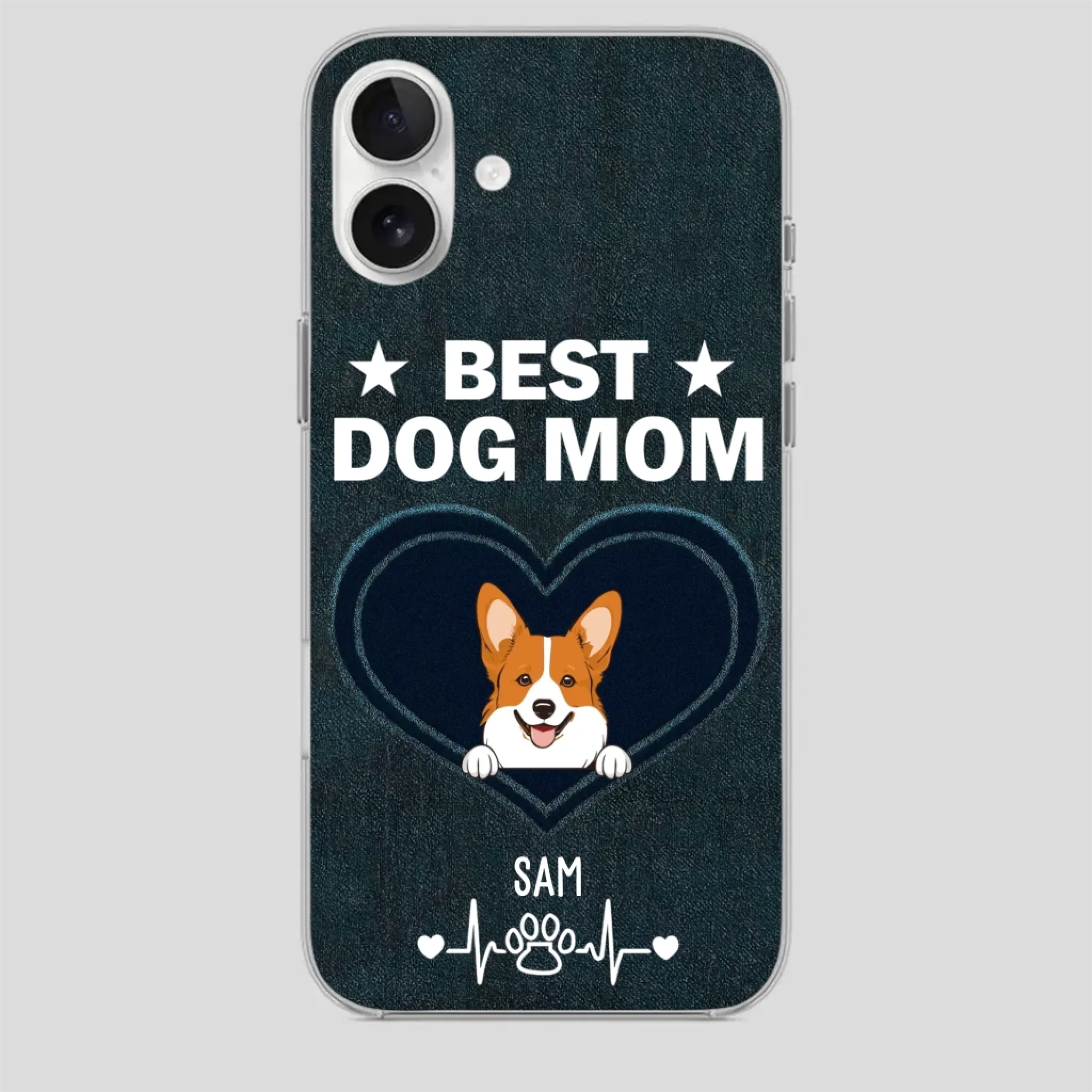 Classy Dog Mom – Elegant Personalized Case for Stylish Pet Lovers - 89Prints