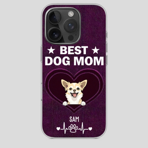 Classy Dog Mom – Elegant Personalized Case for Stylish Pet Lovers - 89Prints