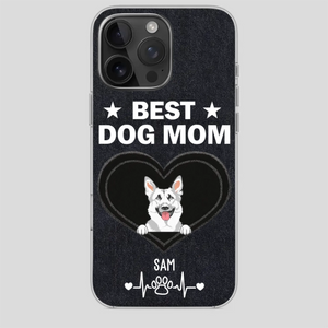 Classy Dog Mom – Elegant Personalized Case for Stylish Pet Lovers - 89Prints