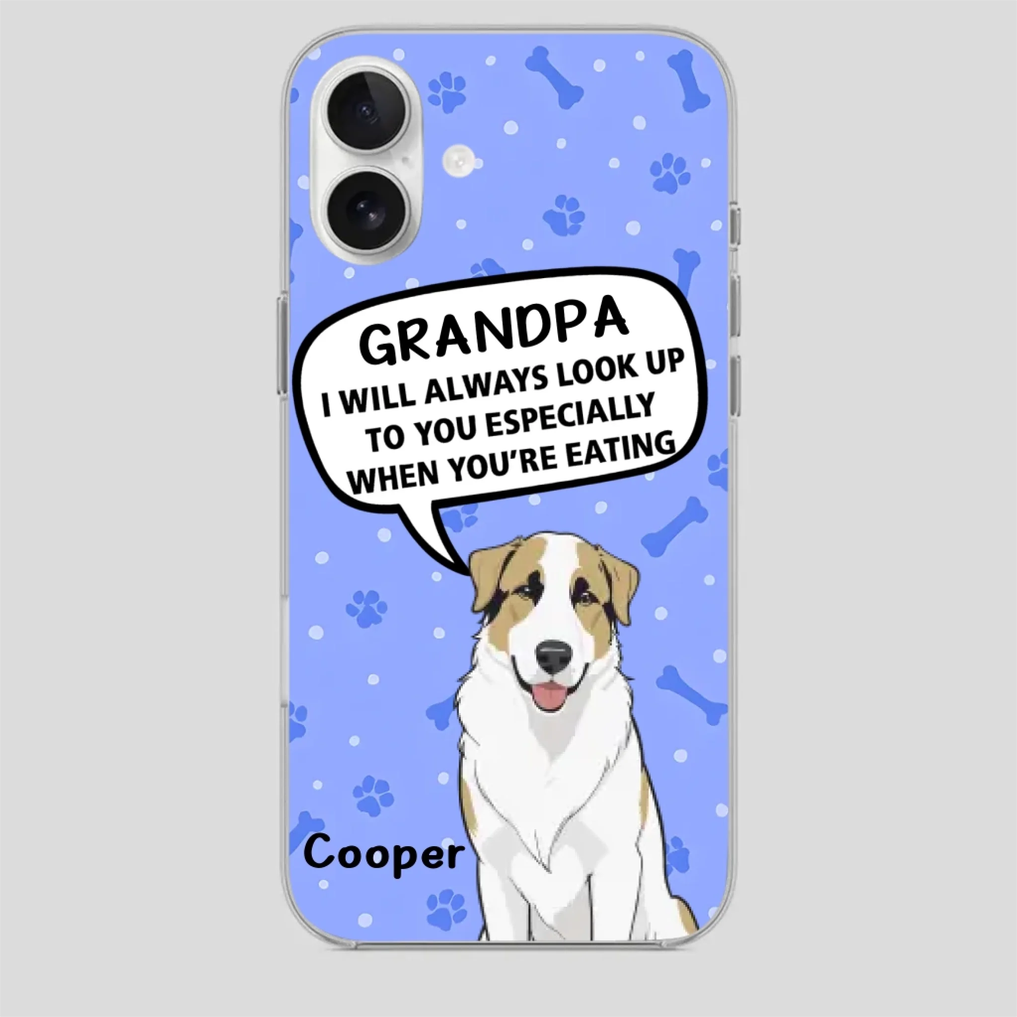 Best Gift for Grandpa – Dog Case That Speaks from the Heart - 89Prints