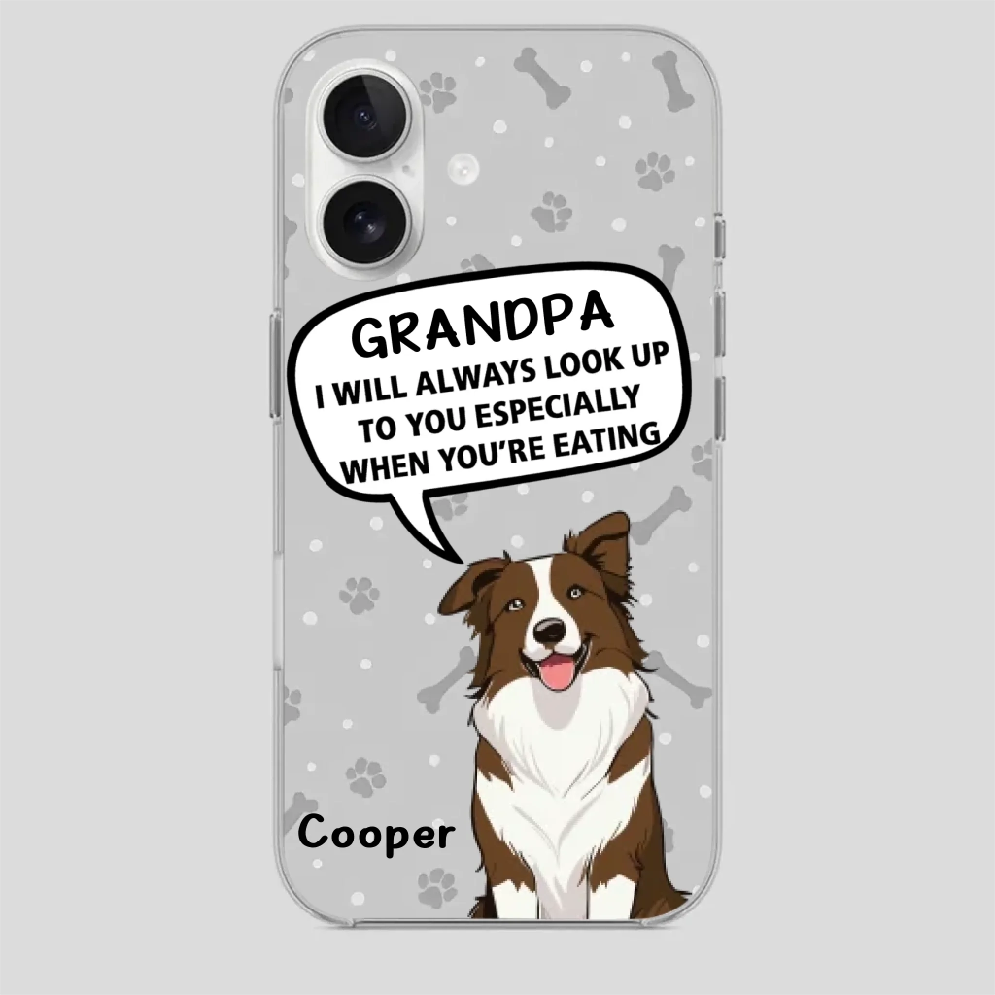 Best Gift for Grandpa – Dog Case That Speaks from the Heart - 89Prints
