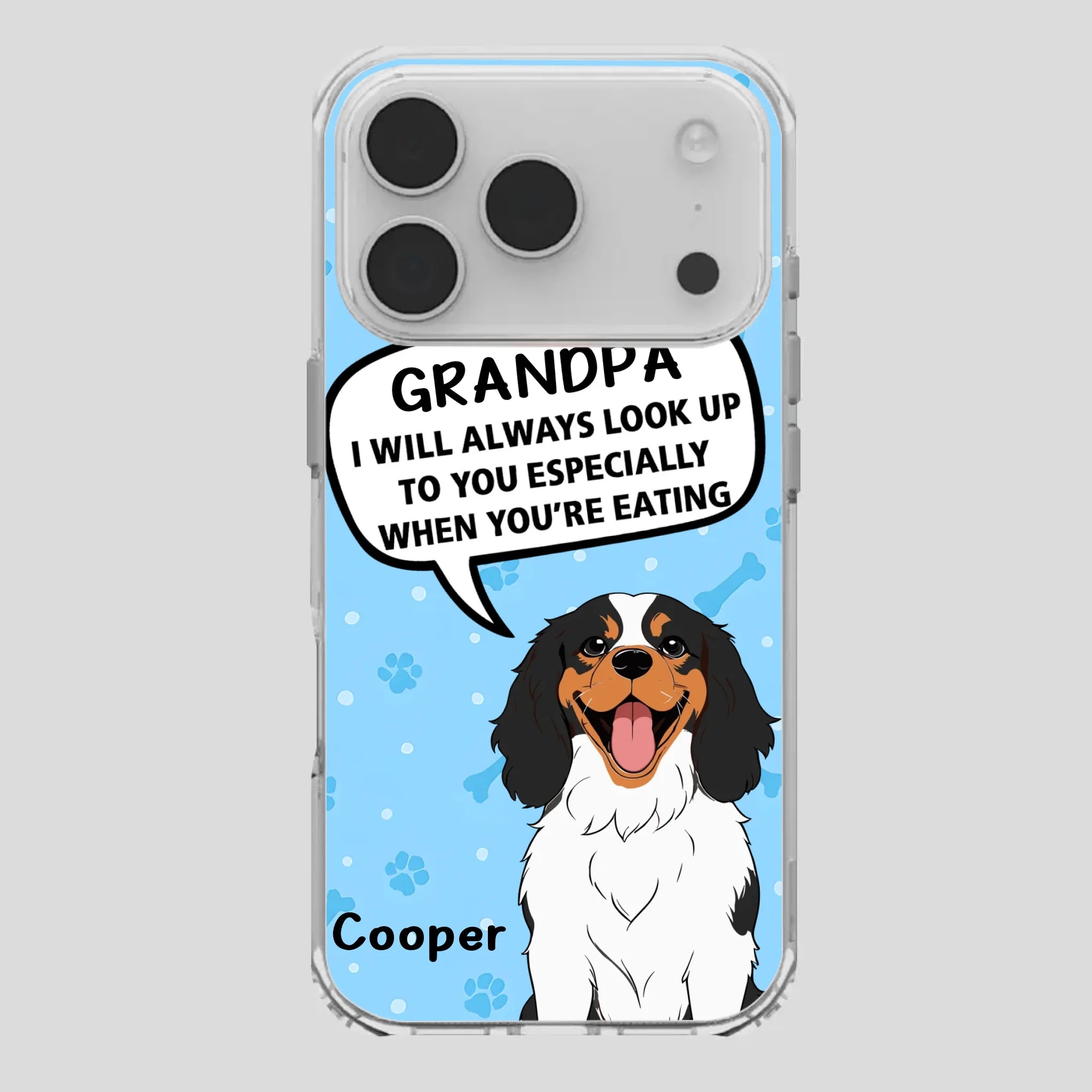 Best Gift for Grandpa – Dog Case That Speaks from the Heart - 89Prints