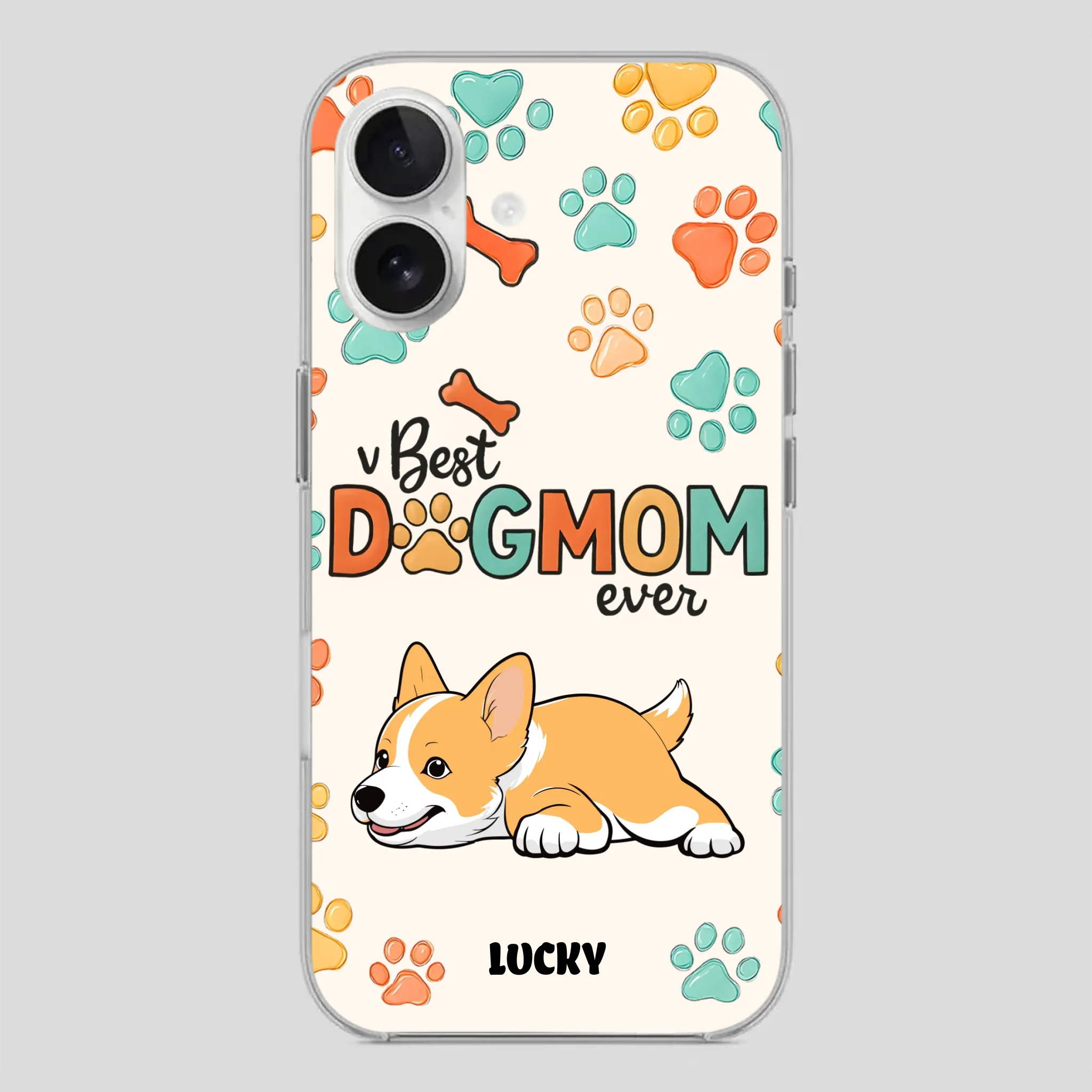 Cozy “Best Dog Mom Ever” Case – Everyday Love for Your Pup - 89Prints