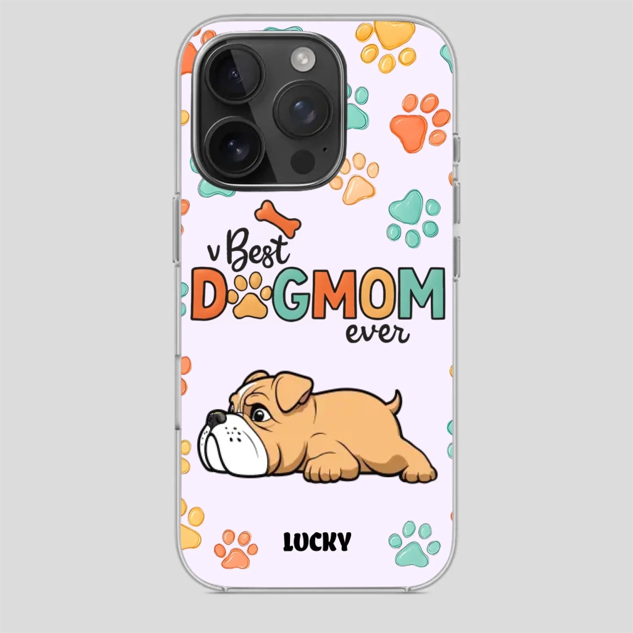 Cozy “Best Dog Mom Ever” Case – Everyday Love for Your Pup - 89Prints