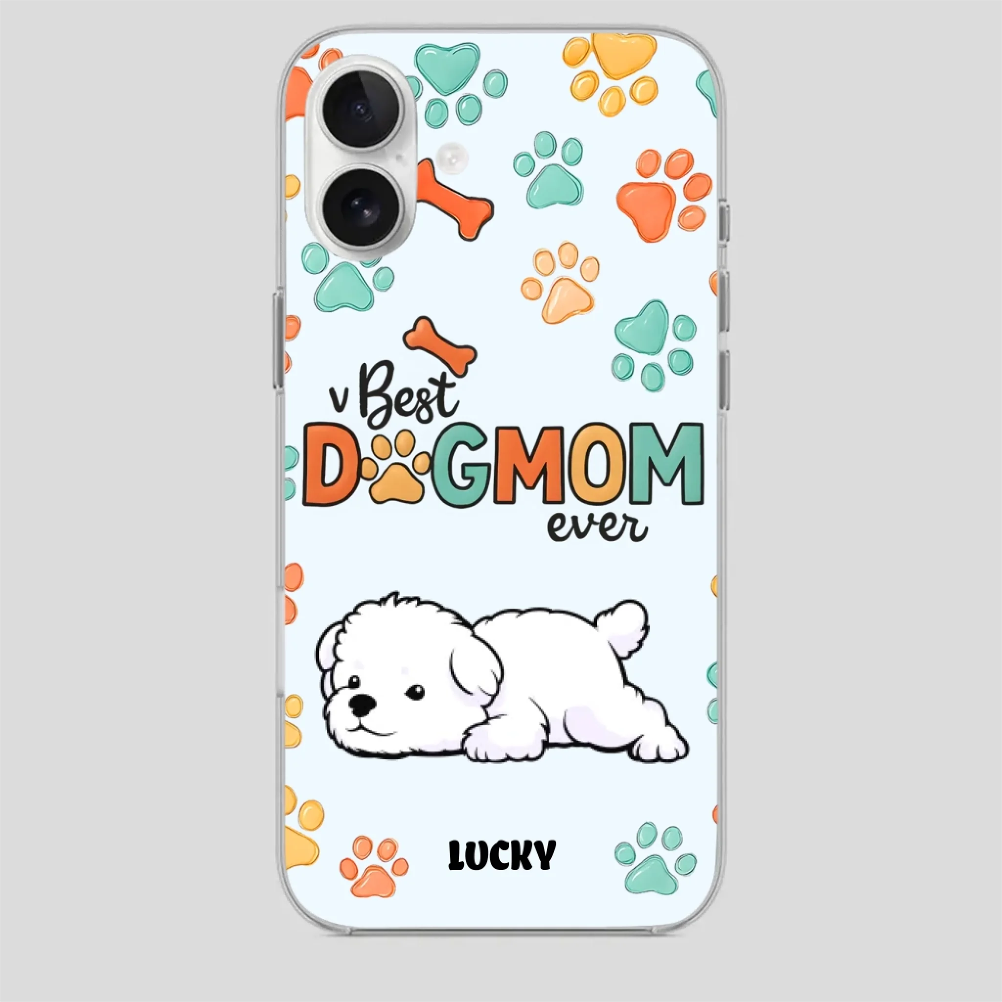 Cozy “Best Dog Mom Ever” Case – Everyday Love for Your Pup - 89Prints
