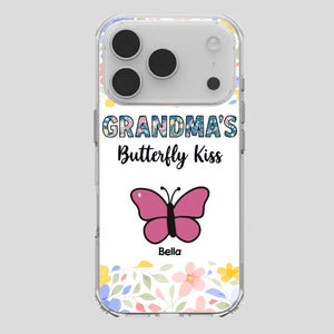 Grandma’s Butterfly Kiss Phone Case – Sweet Personalized Gift for Grandma - 89Prints