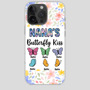 Grandma’s Butterfly Kiss Phone Case – Sweet Personalized Gift for Grandma - 89Prints